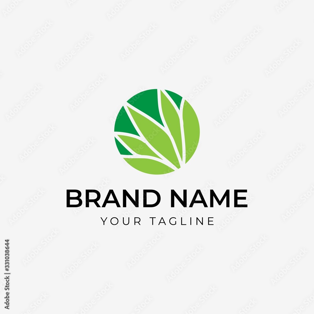minimalist simple cannabis logo design for healthcare and medical 