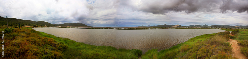  Panoramic image of ibiza and formentera