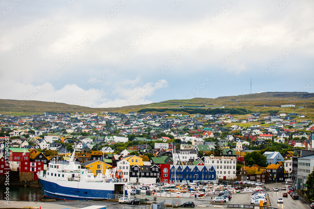 View of Torshavn, Faroe Islands