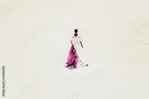 Fotografija Aprendiz de torero en San Fermin Festival