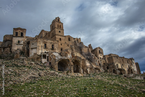 Craco, a beautiful Italian ghost town.