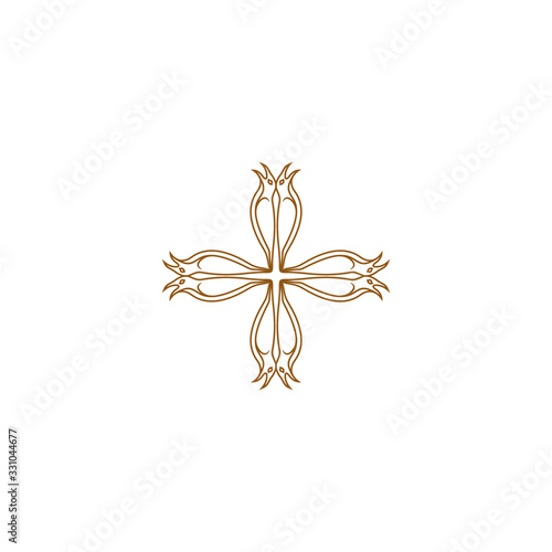Creative ornament logo design template. Universal ornament vector logo. Creative vector emblem, for icon or design concept.