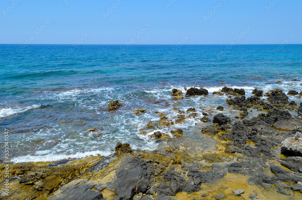 Sissi coast in Crete