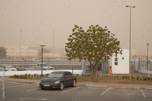 Sandstorm, dust, Jeddah, Saudi Arabia, 2020 © leo morgen