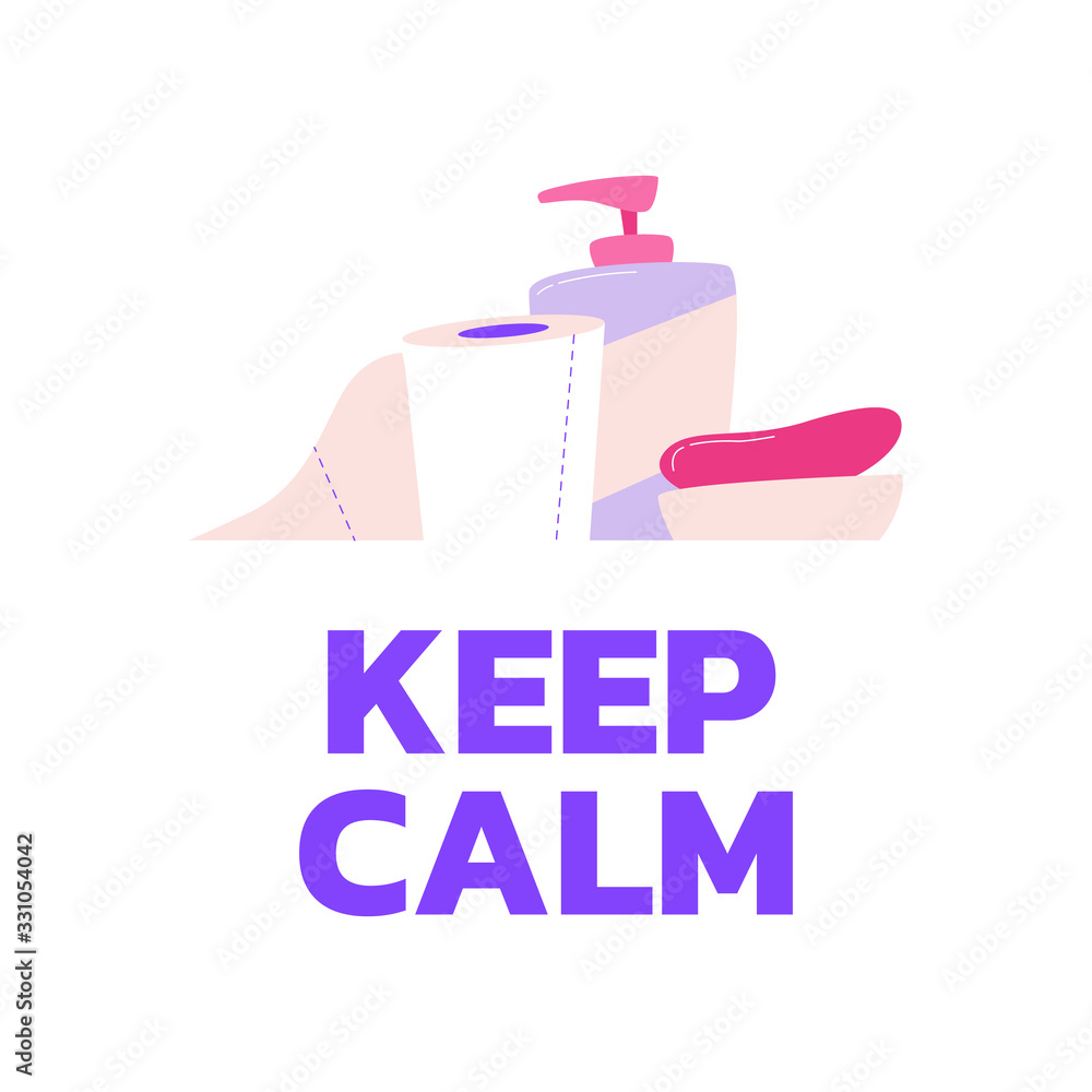 Hygiene products to keep calm in an epidemic