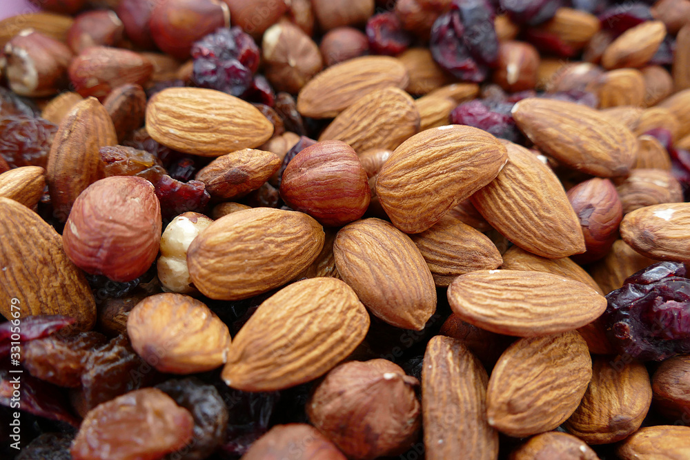 roasted dried almonds close-up nuts crispy almonds roasted dried almonds close-up nuts crispy almonds