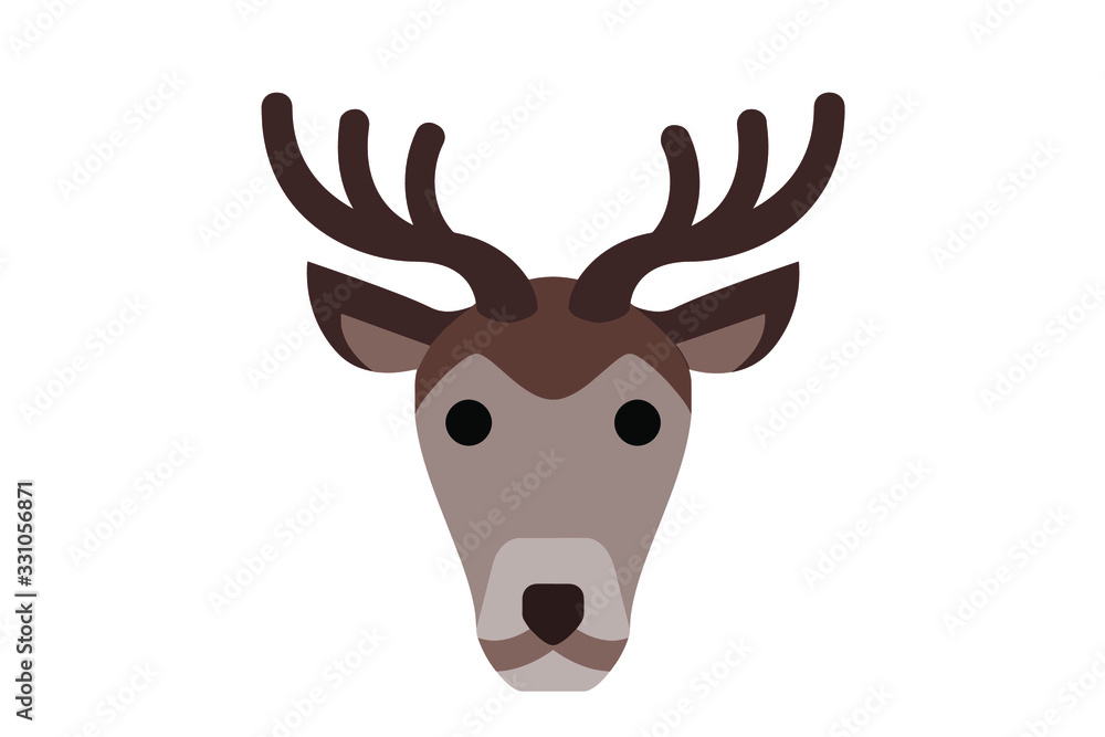 Illustration Vector of animal flat design vector Perfect for T Shirt design,logo,sticker Illustration Vector of animal flat design vector Perfect for T Shirt design,logo,sticker