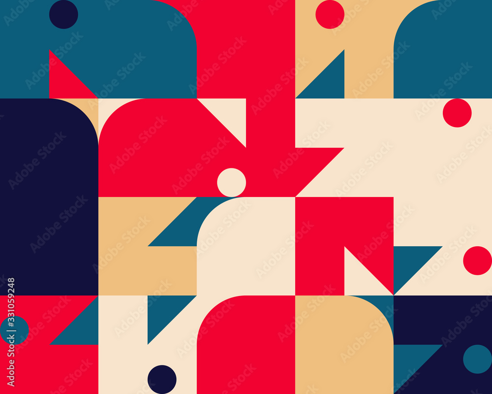 Obraz premium Neo Modernism Artwork Pattern Design