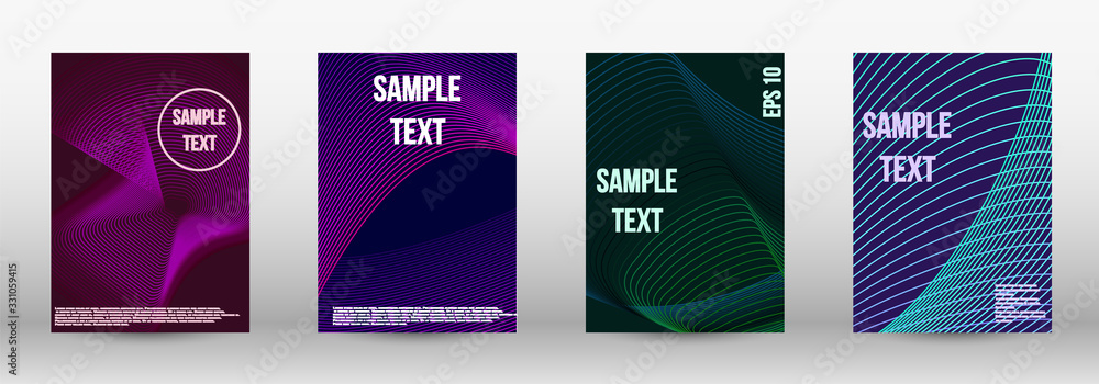 Geometric template with lines Geometric template with lines