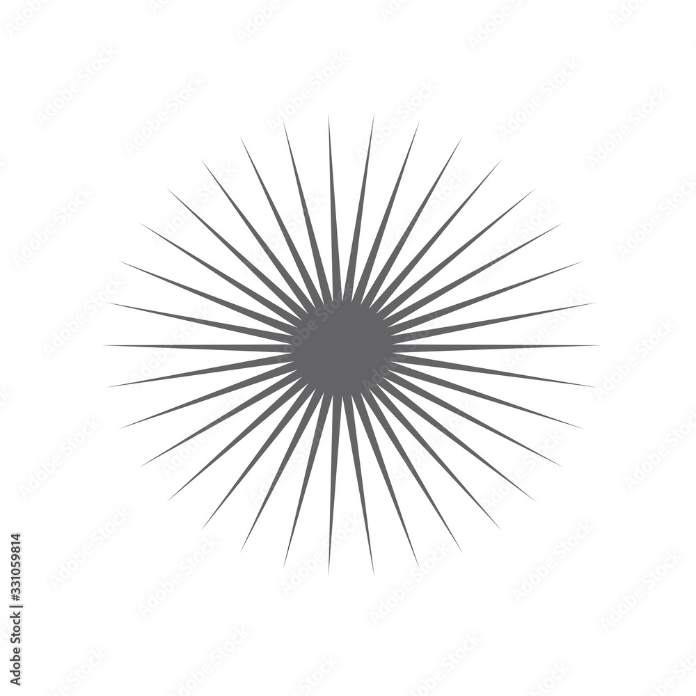 Fototapeta premium Sonnen Icon, 