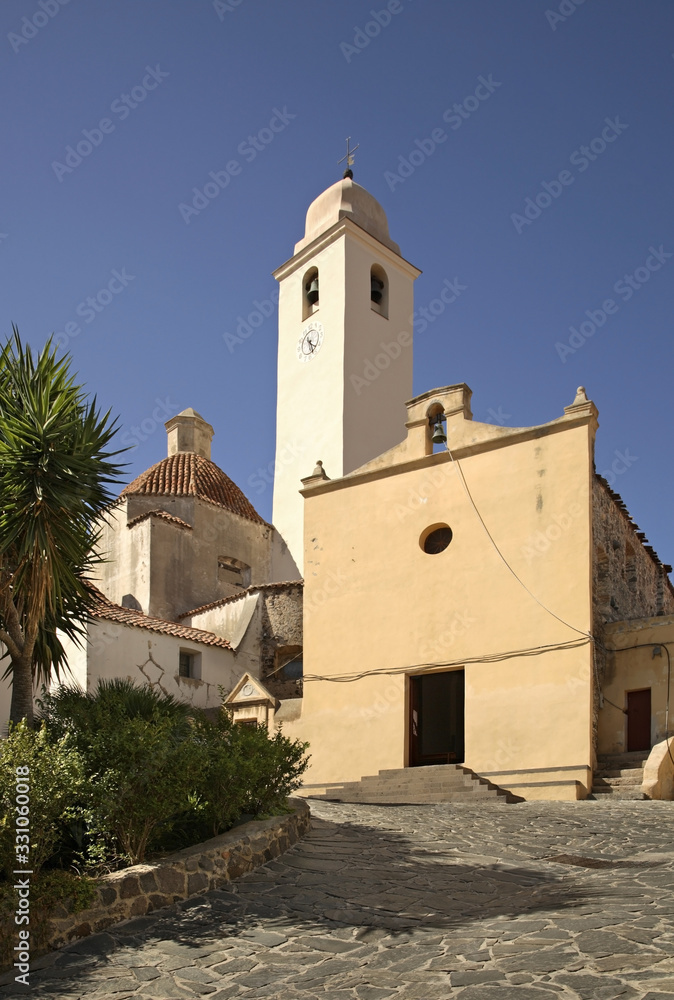Cathedral of St. Giacomo in Orosei. Province of Nuoro. Sardinia island. Italy