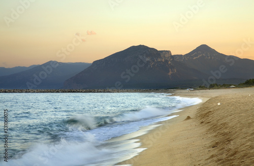 Landscape near Orosei. Province of Nuoro. Sardinia island. Italy