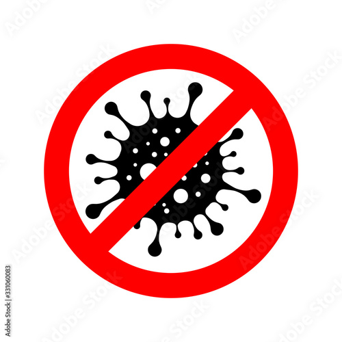 Coronavirus Warning Sign. 2019-nCoV. Vector