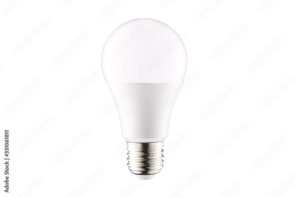 modern led lamp isolated on white background
