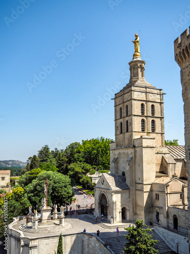 Εκτύπωση καμβά Palais des Papes or Palace of the Popes in Avignon, France