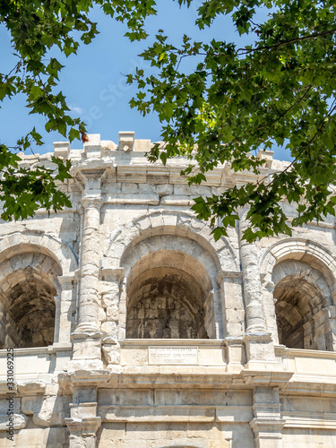 Arles Amphitheatre, an ancient Roman arena and UNESCO World Heritage Site.