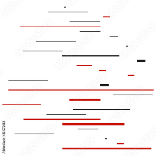 Wallpaper Mural Vector abstract black and red shapes Constructivism Art style design. Geometric figures creates futuristic compostion. Torontodigital.ca