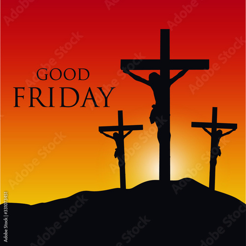 Good Friday scene background