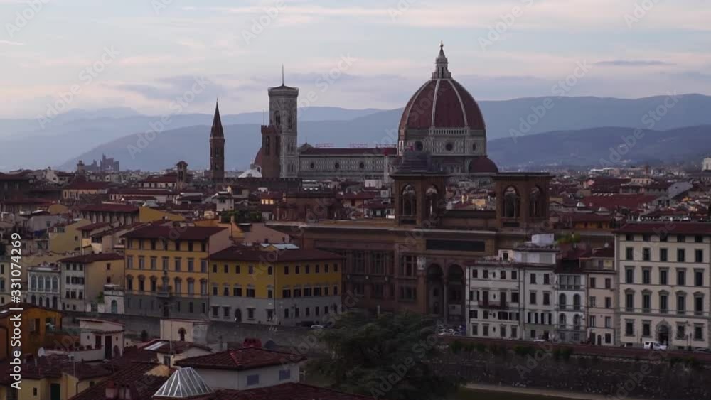Cathedral of Florence, Piazza del Duomo, Florence cityscape. Historic tourist attraction of Tuscany, Italy. Summer tourism landmark & family travel destination in Europe. Cathedral of Florence, Piazza del Duomo, Florence cityscape. Historic tourist attraction of Tuscany, Italy. Summer tourism landmark & family travel destination in Europe.