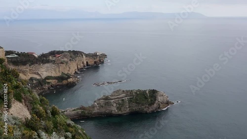 Napoli - Baia di Trentaremi dal Parco Virgiliano photo