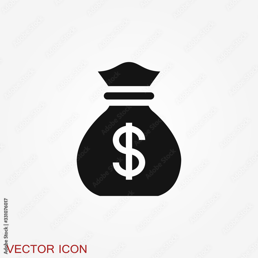 Investments icon. Graph growth graphics vector icon isolated on background Investments icon. Graph growth graphics vector icon isolated on background