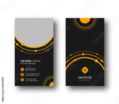 Corporate business card design