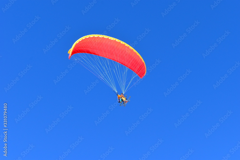 Ski gliding is extreme sport amounting to paragliding off mountain while skiing Etiquette needs to be observed when flying in resort as the majority don’t allow take off and land anywhere on the slope Ski gliding is extreme sport amounting to paragliding off mountain while skiing Etiquette needs to be observed when flying in resort as the majority don’t allow take off and land anywhere on the slope