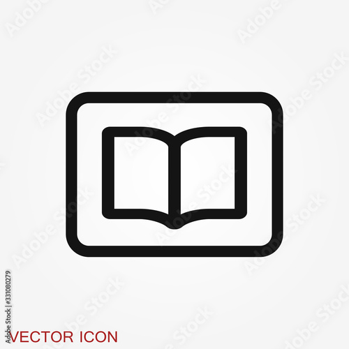 Magazine icon vector illustration - magazine and newspaper symbol