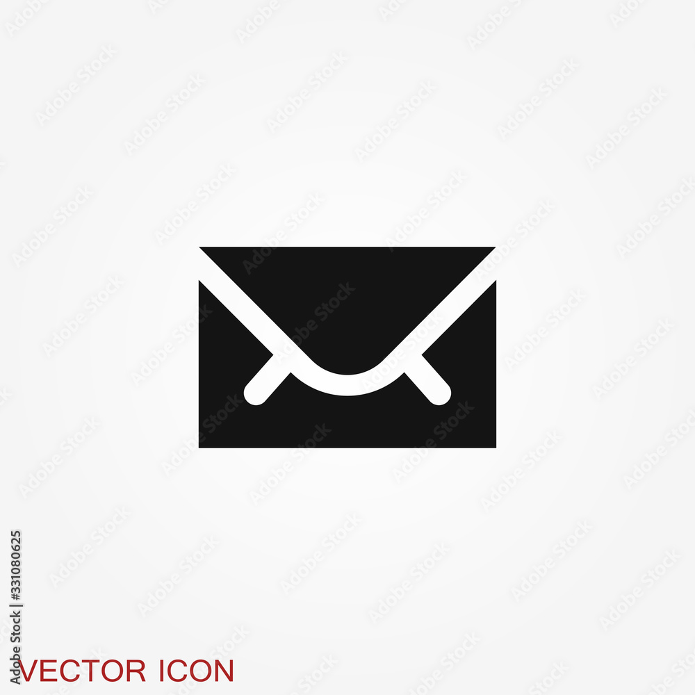 Mail vector icon. Illustration isolated for graphic and web design. Mail vector icon. Illustration isolated for graphic and web design.
