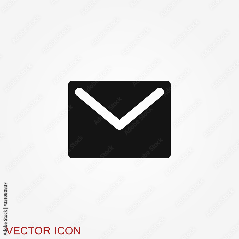 Mail vector icon. Illustration isolated for graphic and web design. Mail vector icon. Illustration isolated for graphic and web design.