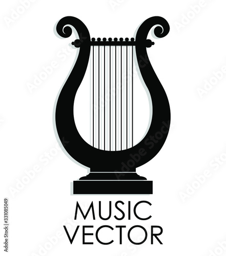 silhouette lire logo design
