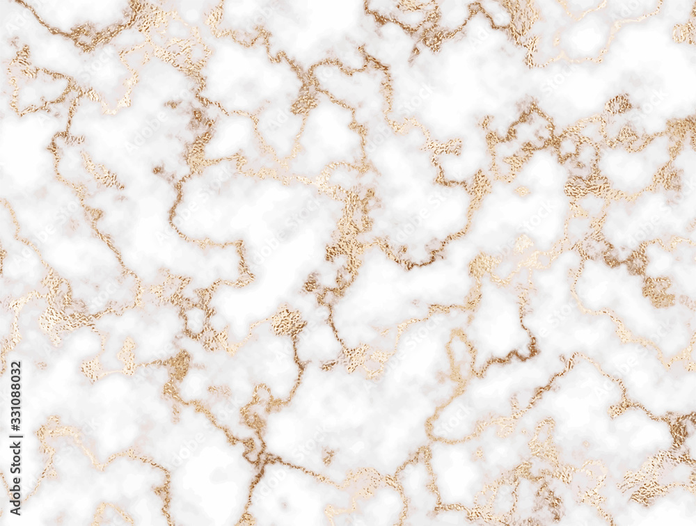 White marble texture with gold glitter veins. White marble texture with gold glitter veins.