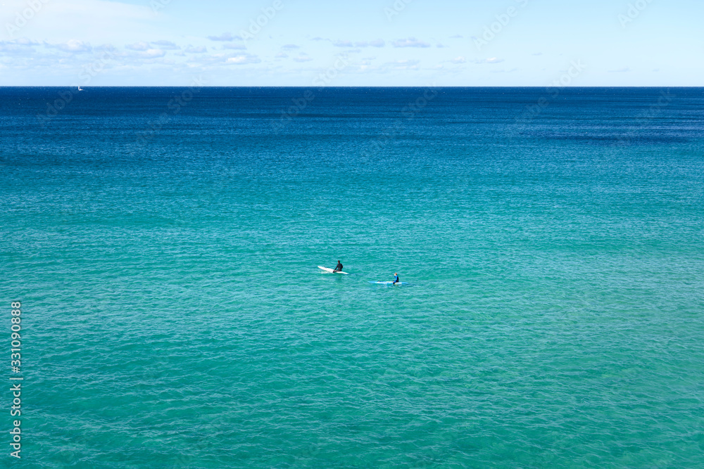 Flat ocean, Sydney Australia