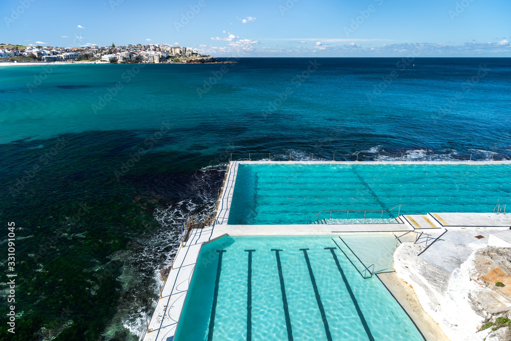 Swimming pool by the sea, Sydney Australia