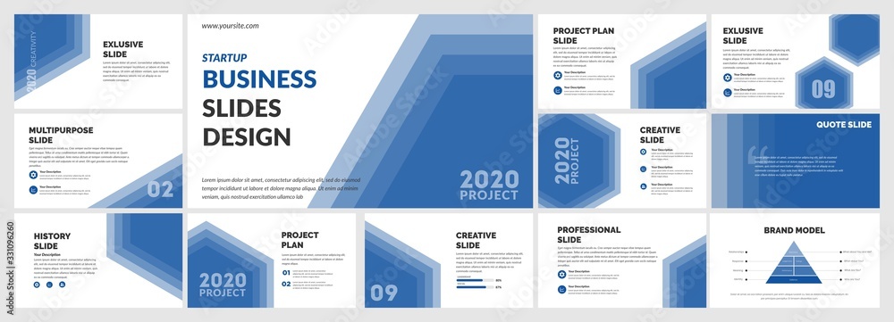Modern Presentation Design Vector Modern Presentation Design Vector