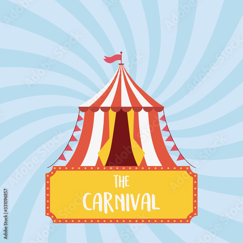 fun fair carnival tent flag recreation entertainment