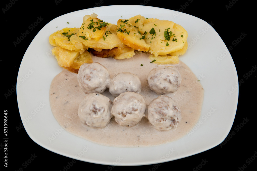 Meatballs with potatos Meatballs with potatos