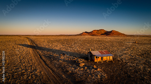 This remote hut 160km west of Winton was built as a set for the Australian movie Goldstone. photo