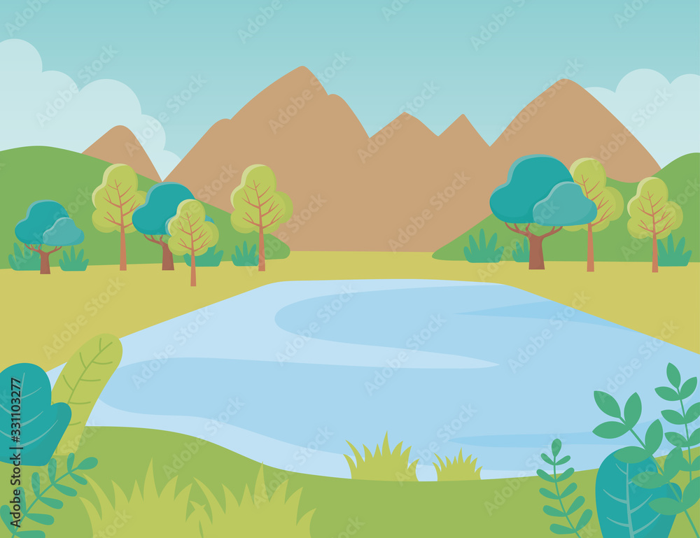 landscape lake mountains trees foliage nature greenery image landscape lake mountains trees foliage nature greenery image