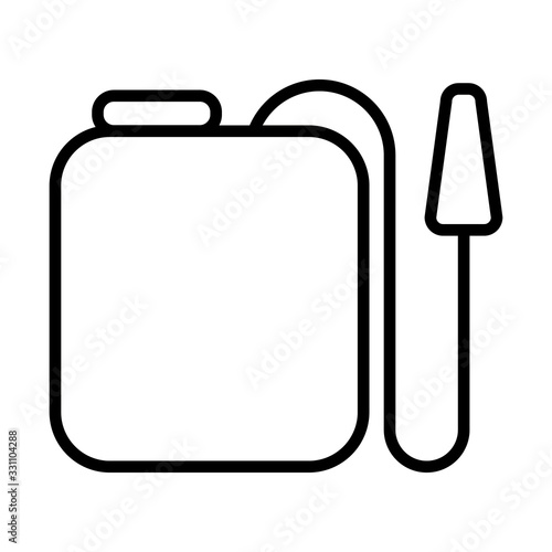 gardening sprayer , line style icon