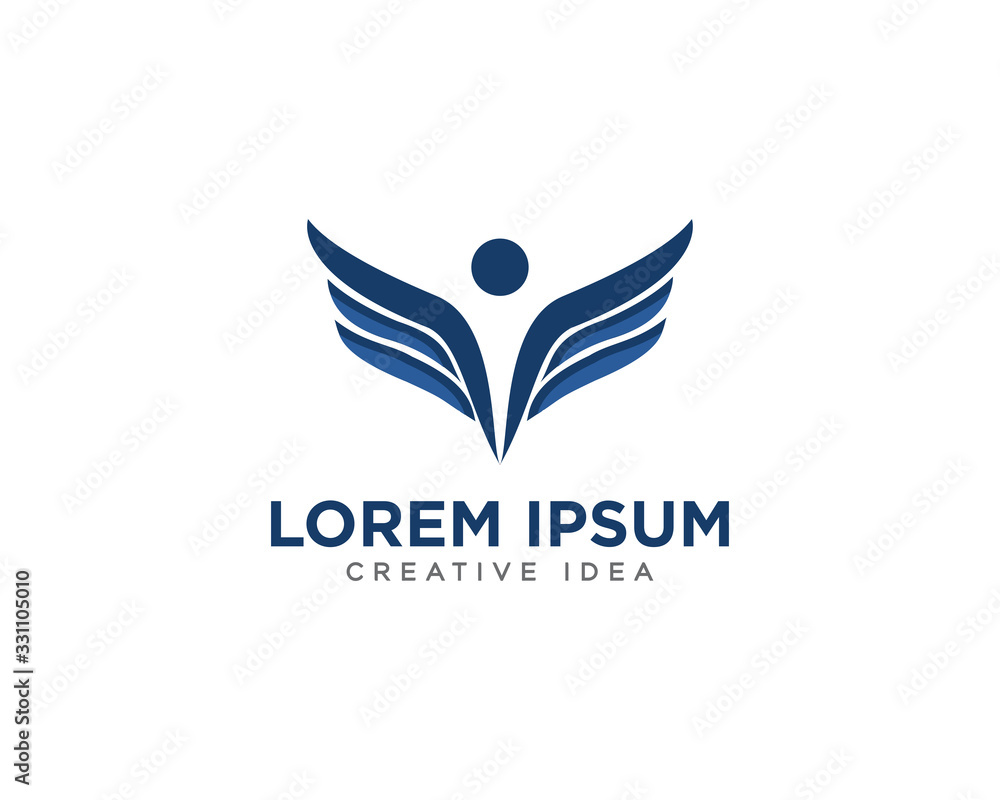 Wings Air Logo Icon Design Vector Wings Air Logo Icon Design Vector