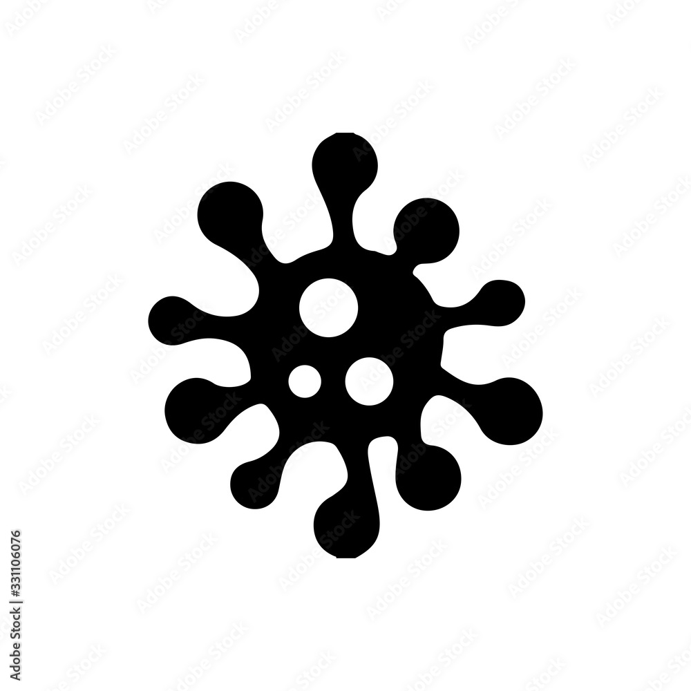 Corona virus cure. 2019, virus icon trendy Corona virus cure. 2019, virus icon trendy