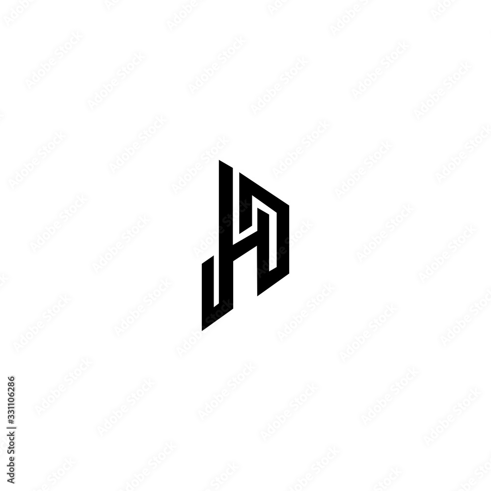 JH HJ H J Letter Logo Design Vector Template JH HJ H J Letter Logo Design Vector Template