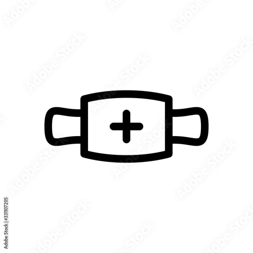 Face mask icon design trendy