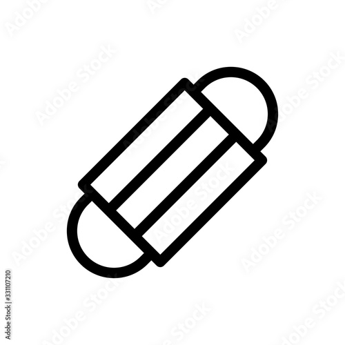 Face mask icon design trendy