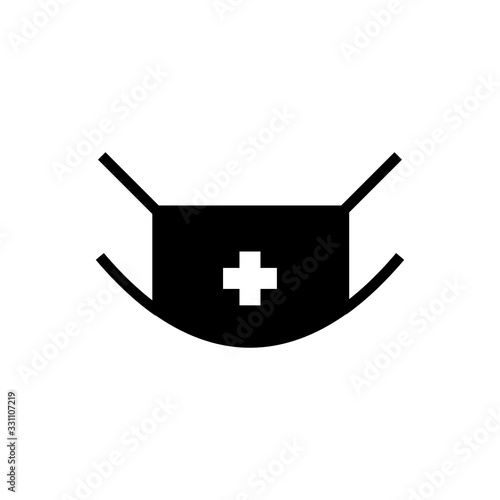 Face mask icon design trendy