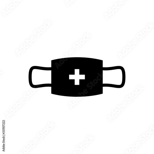 Face mask icon design trendy