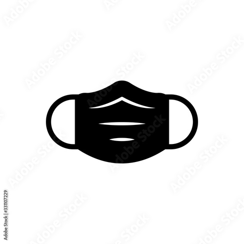 Face mask icon design trendy