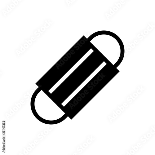 Face mask icon design trendy