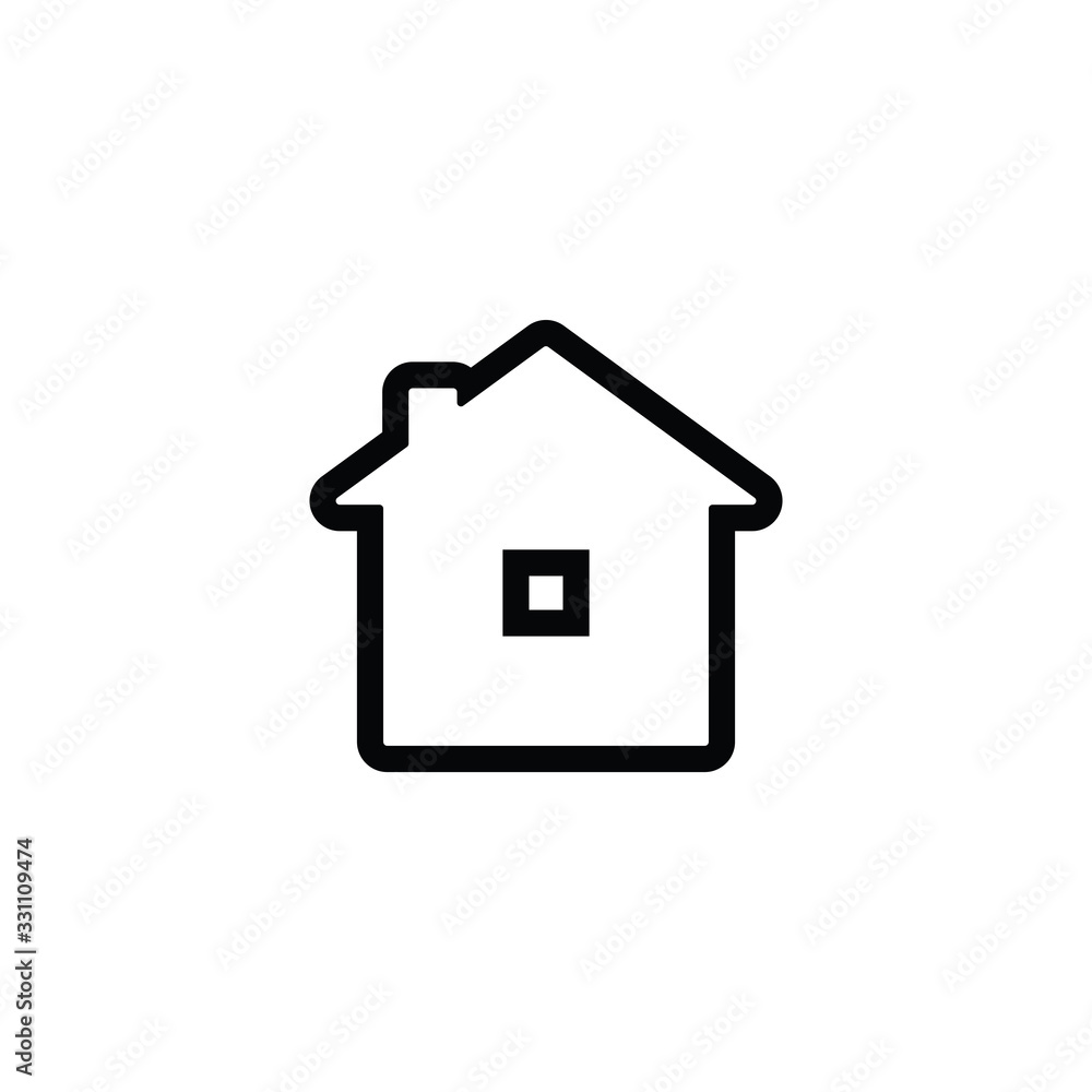 House vector icon. Symbol of home. House vector icon. Symbol of home.